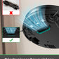 Vexilar W7 Saug und Wischroboter 3 in 1, 4000Pa Saugroboter mit Wischfunktion, Bürstenloses Düsendesign, 120Mins Max, Schlank und Geräuscharm Roboterstaubsauger ideal für Tierhaare, Hartböden, Teppich