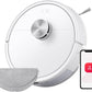 roborock Q7 M5 Saugroboter mit Wischfunktion, 10.000Pa Starker Saugkraft, Dual Anti-Tangle-System, 150Min Laufzeit, LiDAR Navigation, Staubsauger Roboter für Teppich, Tierhaare, APP Steuerung(Schwarz)