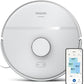 Philips Homerun Serie 2000: 2-in-1 Saug- und Wischroboter, 130 Minuten Laufzeit, Lasernavigation, Teppichboost, Absaugstation, App-gesteuert, Arktikweiß (XU2100/20)