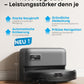 eufy C10 Saugroboter mit Automatischer Absaugstation, 7,3cm Ultraflaches Design, Teppichreinigung, Ausfahrbare Seitenbürste für Ecken, Automatische Entleerung, Punktlaser- & Infrarot-Navigation