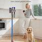 Avalsor Akku Staubsauger 48000Pa/580W/65Min, 1,8L Staubsauger Kabellos mit Staubabstreif-Funktion, Anti-Tangle-Bürste, 8-Fach-Filtration Akkustaubsauger Selbststehend für Teppiche/Tierhaare/Hartböden