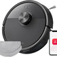 roborock Q7 M5 Saugroboter mit Wischfunktion, 10.000Pa Starker Saugkraft, Dual Anti-Tangle-System, 150Min Laufzeit, LiDAR Navigation, Staubsauger Roboter für Teppich, Tierhaare, APP Steuerung(Schwarz)