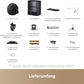 Mova V50 Ultra Complete Saugroboter mit Wischfunktion 24.000 Pa, 6cm Hindernisüberwindung, Liftable Navigation+RGB AI+LED, 80℃ Heißwasserwäsche & 63℃ Selbsttrocknung, DuoSolution System, Tricut Bürste