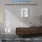 ECOVACS WINBOT W2 PRO Fensterputzroboter, 3-Düsen-Wassersprüher, 10-Stufen-Schutzsystem, Win-SLAM 4.0 Pfadplanung, Steady-Climbing-System, Kanten-Erkennung, App-Steuerung, Weiß