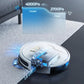 Laresar Clean Saugroboter mit Wischfunktion 3 in 1, 5000Pa Staubsauger Roboter mit Laser Navigation, 180Mins Max, Saugroboter Ideal für Tierhaare,Teppich, Hartboden, APP Steuerung, 15 No-Go