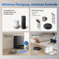 ECOVACS DEEBOT T30C Omni, Saugroboter mit Wischfunktion, 20.000 Pa, OZMO Turbo 2.0 Wischen, ZeroTangle 3.0 Anti-Verheddern, TruEdge 2.0 Kantenreinigung, All-in-One-Station, 75°C Moppwäsche, Schwarz