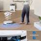 ECOVACS DEEBOT T50 PRO Omni Gen2 Saugroboter mit Wischfunktion, Ausfahrende Seitenbürste und Wischmopp, 21.000 Pa, Auto Zugabe von Reinigungslösung, Moppwäsche mit 75°C heißem Wasser, Ultradünn 81 mm