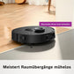 Bosch Spotless Max Cam BCRDW3BX Saugroboter mit Wischfunktion, 11.000 Pa Saugkaft, rotierende Wischpads, Nass-Trocken-Servicestation, Selbstreinigung, Smart Vision Kamera, Steuerung per App, schwarz