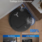 ECOVACS DEEBOT T50 PRO Omni Gen2 Saugroboter mit Wischfunktion, Ausfahrende Seitenbürste und Wischmopp, 21.000 Pa, Auto Zugabe von Reinigungslösung, Moppwäsche mit 75°C heißem Wasser, Ultradünn 81 mm