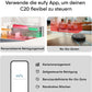 eufy Saugroboter Omni C20 mit All-in-One-Station,Auto-Entleerung, Auto-Wasch- und Trocknungsfunktion, 7.000Pa, 8,5cm Design, Staubsauger Roboter mit Wischfunktion,Kindersicherung