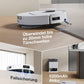 ECOVACS DEEBOT T30C Omni, Saugroboter mit Wischfunktion, 20.000 Pa, OZMO Turbo 2.0 Wischen, ZeroTangle 3.0 Anti-Verheddern, TruEdge 2.0 Kantenreinigung, All-in-One-Station, 75°C Moppwäsche, Schwarz