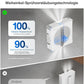 ECOVACS WINBOT W2S Omni Fensterputzroboter mit Multifunktionsstation, intelligenter Bis-an-den-Rand-Reinigung mit TruEdge™, Aufladen während des Betriebs, DREI Wasserdüsen, 12-stufigem Schutz