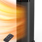 QEXREED Heizlüfter, 2000W PTC Heizlüfter Energiesparend, 4 Modi, ECO-Modu, Thermostat, 90°-Oszillation, 24H Timer, Fernbedienung, Kipp- und Überhitzungsschutz für Innenräume
