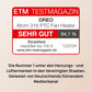 Dreo Energiesparender Heizlüfter, 34 dB Leiser 1500W Elektrischer PTC Keramik, Thermostat, Überhitzungs- & Kippschutz, 12 Std. Timer, Elektroheizung für Räume Schlafzimmer, Atom 316, Gold