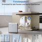 ECOVACS WINBOT W2 PRO Fensterputzroboter, 3-Düsen-Wassersprüher, 10-Stufen-Schutzsystem, Win-SLAM 4.0 Pfadplanung, Steady-Climbing-System, Kanten-Erkennung, App-Steuerung, Weiß