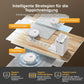 roborock QV 35S-Set Saugroboter mit Wischfunktion, 10.000 Pa HyperForce Saugkraft, Anti-Tangle-Bürsten, Anhebbare Schleudermopps, Intelligente Hindernisvermeidung, All-in-One Dock (Schwarz)