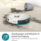 Philips Homerun Serie 2000: 2-in-1 Saug- und Wischroboter, 130 Minuten Laufzeit, Lasernavigation, Teppichboost, Absaugstation, App-gesteuert, Arktikweiß (XU2100/20)