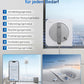 ECOVACS WINBOT W2S Omni Fensterputzroboter mit Multifunktionsstation, intelligenter Bis-an-den-Rand-Reinigung mit TruEdge™, Aufladen während des Betriebs, DREI Wasserdüsen, 12-stufigem Schutz