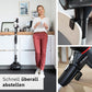 Bosch Akku-Staubsauger Unlimited 7 BSS711W, kabelloser Handstaubsauger, beutellos, Wechselakku, Knickrohr, Hygiene-Filter, 10 Jahre Motorgarantie, XXL-Polsterdüse, LED-Beleuchtung, Turbostufe, weiß