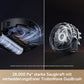 Mova V50 Ultra Complete Saugroboter mit Wischfunktion 24.000 Pa, 6cm Hindernisüberwindung, Liftable Navigation+RGB AI+LED, 80℃ Heißwasserwäsche & 63℃ Selbsttrocknung, DuoSolution System, Tricut Bürste