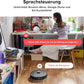 roborock Q7 M5 Saugroboter mit Wischfunktion, 10.000Pa Starker Saugkraft, Dual Anti-Tangle-System, 150Min Laufzeit, LiDAR Navigation, Staubsauger Roboter für Teppich, Tierhaare, APP Steuerung(Schwarz)