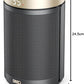Dreo Energiesparender Heizlüfter, 34 dB Leiser 1500W Elektrischer PTC Keramik, Thermostat, Überhitzungs- & Kippschutz, 12 Std. Timer, Elektroheizung für Räume Schlafzimmer, Atom 316, Gold