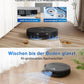 ECOVACS DEEBOT T50 PRO Omni Gen2 Saugroboter mit Wischfunktion, Ausfahrende Seitenbürste und Wischmopp, 21.000 Pa, Auto Zugabe von Reinigungslösung, Moppwäsche mit 75°C heißem Wasser, Ultradünn 81 mm
