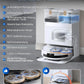 ECOVACS DEEBOT T50 PRO Omni Gen2 Saugroboter mit Wischfunktion, Ausfahrende Seitenbürste und Wischmopp, 21.000 Pa, Auto Zugabe von Reinigungslösung, Moppwäsche mit 75°C heißem Wasser, Ultradünn 81 mm