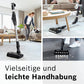 Bosch Akku-Staubsauger Unlimited 7 BSS711W, kabelloser Handstaubsauger, beutellos, Wechselakku, Knickrohr, Hygiene-Filter, 10 Jahre Motorgarantie, XXL-Polsterdüse, LED-Beleuchtung, Turbostufe, weiß