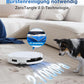 ECOVACS DEEBOT T50 PRO Omni Gen2 Saugroboter mit Wischfunktion, Ausfahrende Seitenbürste und Wischmopp, 21.000 Pa, Auto Zugabe von Reinigungslösung, Moppwäsche mit 75°C heißem Wasser, Ultradünn 81 mm