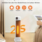 Midea NTH20-22ER(WH) Heizlüfter Energiesparend Leise mit Fernbedienung,PTC 2000 Watt Keramik Heizlüfter mit Thermostat, 2 Heizstufen, 24H Timer, ECO-Modus，für große Räume, 75°-Oszillation, 58CM, Weiß