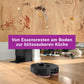 Bosch Spotless Max Cam BCRDW3BX Saugroboter mit Wischfunktion, 11.000 Pa Saugkaft, rotierende Wischpads, Nass-Trocken-Servicestation, Selbstreinigung, Smart Vision Kamera, Steuerung per App, schwarz