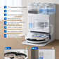 ECOVACS DEEBOT T50 PRO Omni Gen2 Saugroboter mit Wischfunktion, Ausfahrende Seitenbürste und Wischmopp, 21.000 Pa, Auto Zugabe von Reinigungslösung, Moppwäsche mit 75°C heißem Wasser, Ultradünn 81 mm