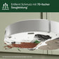 iRobot Roomba Plus 405 Combo Robot + AutoWash Dock Saugroboter mit Wischfunktion - Clearview LiDAR - 7000Pa - DualClean Wischpads - SmartScrub - Teppicherkennung - 75 Tage Entleerung - Schwarz