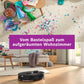 Bosch Spotless Max BCRDW3B Saugroboter mit Wischfunktion, 11.000 Pa Saugkaft, rotierende Wischpads, Nass-Trocken-Servicestation, Selbstreinigung, Smart Vision Navigation, Steuerung per App, schwarz
