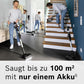 Bosch Akku-Staubsauger Unlimited 7 BSS711W, kabelloser Handstaubsauger, beutellos, Wechselakku, Knickrohr, Hygiene-Filter, 10 Jahre Motorgarantie, XXL-Polsterdüse, LED-Beleuchtung, Turbostufe, weiß