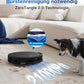 ECOVACS DEEBOT T50 PRO Omni Gen2 Saugroboter mit Wischfunktion, Ausfahrende Seitenbürste und Wischmopp, 21.000 Pa, Auto Zugabe von Reinigungslösung, Moppwäsche mit 75°C heißem Wasser, Ultradünn 81 mm