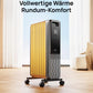 Dreo Ölradiator Energiesparend 2000W, Mobile Elektroheizung 9 Rippen mit Fernbedienung, 3 Heizstufen, 4 Modus, 24h Timer, Überhitzungs-Kippschutz, Radiatoren Elektrisch Heizung mit Thermostat, OH310