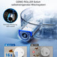ECOVACS DEEBOT T80 Omni Saugroboter mit Wischfunktion, 18.000 Pa, OZMO Roller Wischwalze mit kontinuierlicher Frischwasser-Selbstreinigung, ZeroTangle 3.0,Moppwäsche mit 40-75℃ heißem Wasser, Schwarz