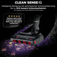 Shark PowerPro Akku-Staubsauger freistehend, bis 50 Min. Laufzeit, kabellos, beutellos, für Tierhaare, Allergiker, Teppich und Hartböden, mit LED-Licht und Knickgelenk-Rohr, Navyblau, IZ380EU