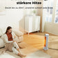 Midea NTH20-22ER(WH) Heizlüfter Energiesparend Leise mit Fernbedienung,PTC 2000 Watt Keramik Heizlüfter mit Thermostat, 2 Heizstufen, 24H Timer, ECO-Modus，für große Räume, 75°-Oszillation, 58CM, Weiß