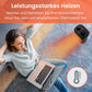 Pro Breeze 2000W Mini Heizlüfter Energiesparend Leise Elektroheizung 3 Heizstufen. Keramik Heizlüfter. Betrieb im Büro, Wohnzimmer, Schlafzimmer oder Terasse – Weiß