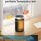 Dreo Energiesparender Heizlüfter, 34 dB Leiser 1500W Elektrischer PTC Keramik, Thermostat, Überhitzungs- & Kippschutz, 12 Std. Timer, Elektroheizung für Räume Schlafzimmer, Atom 316, Gold