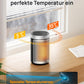 Dreo Energiesparender Heizlüfter, 34 dB Leiser 1500W Elektrischer PTC Keramik, Thermostat, Überhitzungs- & Kippschutz, 12 Std. Timer, Elektroheizung für Räume Schlafzimmer, Atom 316, Gold