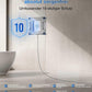 ECOVACS WINBOT W2S Omni Fensterputzroboter mit Multifunktionsstation, intelligenter Bis-an-den-Rand-Reinigung mit TruEdge™, Aufladen während des Betriebs, DREI Wasserdüsen, 12-stufigem Schutz