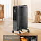 Dreo Ölradiator Energiesparend 2000W, Mobile Elektroheizung 9 Rippen mit Fernbedienung, 3 Heizstufen, 4 Modus, 24h Timer, Überhitzungs-Kippschutz, Radiatoren Elektrisch Heizung mit Thermostat, OH310