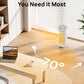 Dreo 16 Inch Electric Heater, Energy Efficient Space Heaters with Thermostat, 70° Oscillating Remote Control 3 Mode Tip-over & Overheat Protection, Silent Ceramic Fan Heater for Home