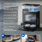 ECOVACS DEEBOT T50 PRO Omni Gen2 Saugroboter mit Wischfunktion, Ausfahrende Seitenbürste und Wischmopp, 21.000 Pa, Auto Zugabe von Reinigungslösung, Moppwäsche mit 75°C heißem Wasser, Ultradünn 81 mm