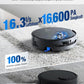 ECOVACS DEEBOT X9 PRO Omni Saugroboter mit Wischfunktion, 16.600 Pa, OZMO Roller, ZeroTangle 3.0,TruEdge 2.0, Heißwasser-Moppwäsche, Heißlufttrocknung, All-in-One Omni Station, YIKO-GPT