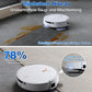 ECOVACS DEEBOT T50 PRO Omni Gen2 Saugroboter mit Wischfunktion, Ausfahrende Seitenbürste und Wischmopp, 21.000 Pa, Auto Zugabe von Reinigungslösung, Moppwäsche mit 75°C heißem Wasser, Ultradünn 81 mm